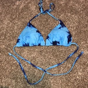 Tie dye bikini top
